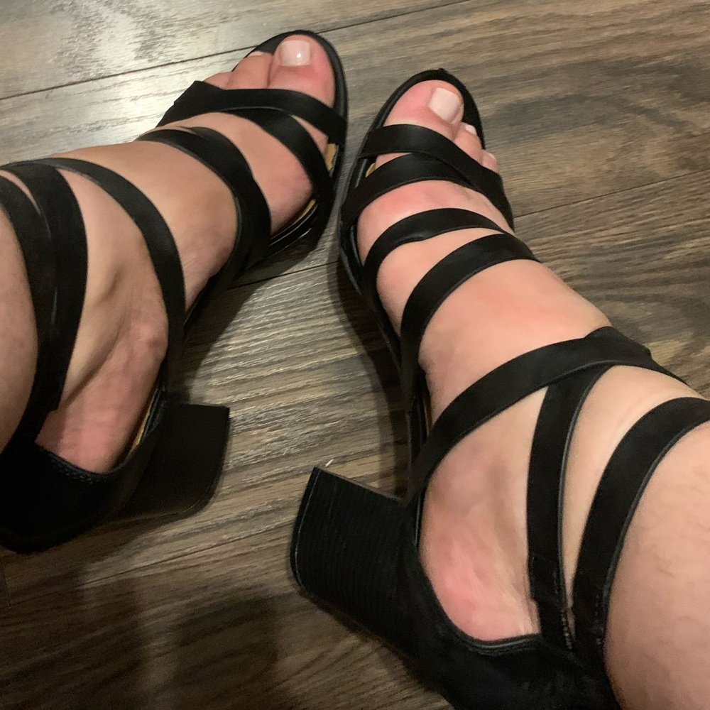 Cutout sandals